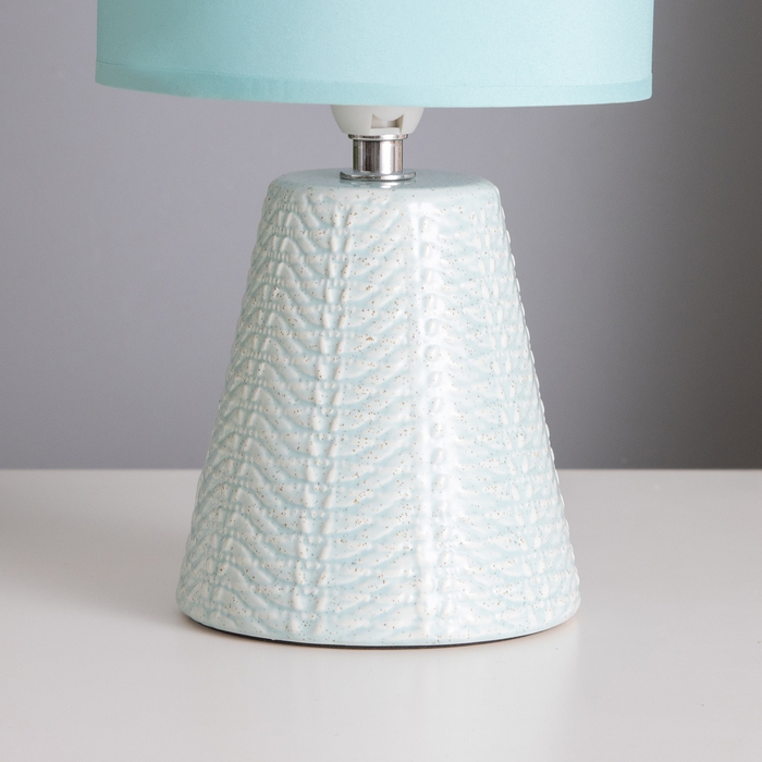 Лампа настольная Лампа настольная "Бланка" 1х40Вт Е14 зеленый 14х14х29см