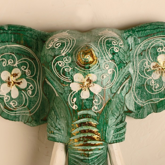 Сувенир дерево Сувенир дерево "Голова слона" 28х26х10,5 см