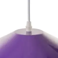 Светильник потолочный BayerLux Lea, 1&times;40 Вт, Е27, темно-фиолетовый, 26&times;26&times;32 см