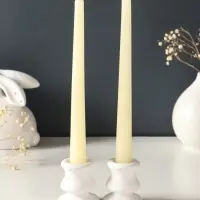 Набор свечей античных, 2.3&times;24.5 см, 5 ч, 55 г, 2 шт., слоновая кость