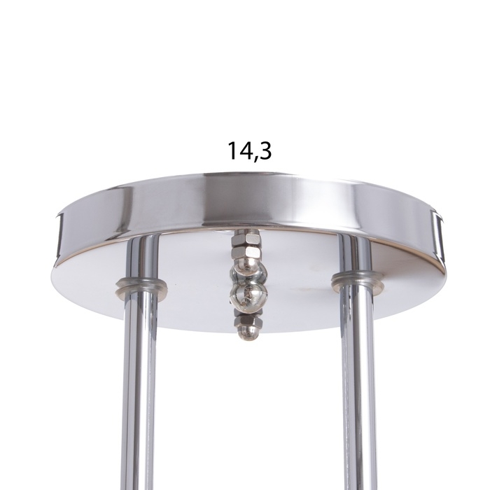 Люстра Люстра "Детта" 3х40Вт Е27 Хром МОДЕЛЬ: 2595290