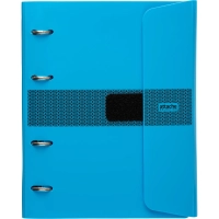 Бизнес-тетрадь со смен.блоком 120л,кл,А5, Голубой,пропилен. обл. налипучке