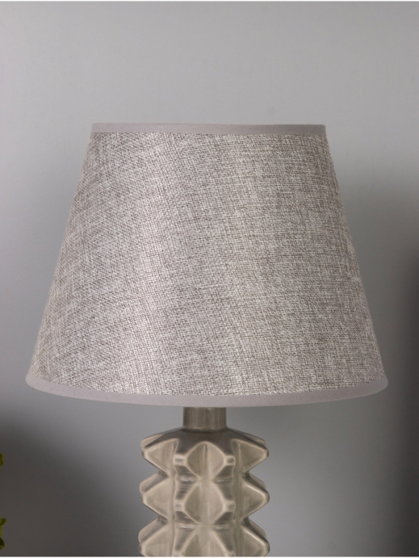 Лампа настольная Лампа настольная "Ода" 40Вт Е14 серый 24х24х38см