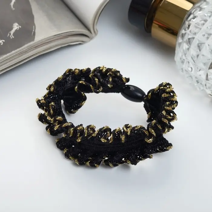 Резинка для волос "Мика" чёрный