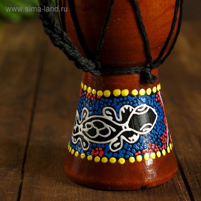 Сувенирный музыкальный инструмент Сувенирный музыкальный инструмент "Барабан Джембе" 15х9,5х9,5 см МИКС