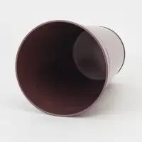 Вазон без ручек, 7 л, h=30 см, нержавеющая сталь, розовый