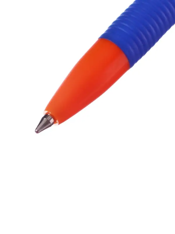 Ручка шариковая ErichKrause. R=301 Orange Matic & Grip, автоматическая, синий стержень, узел 0.7 мм, резиновый упор