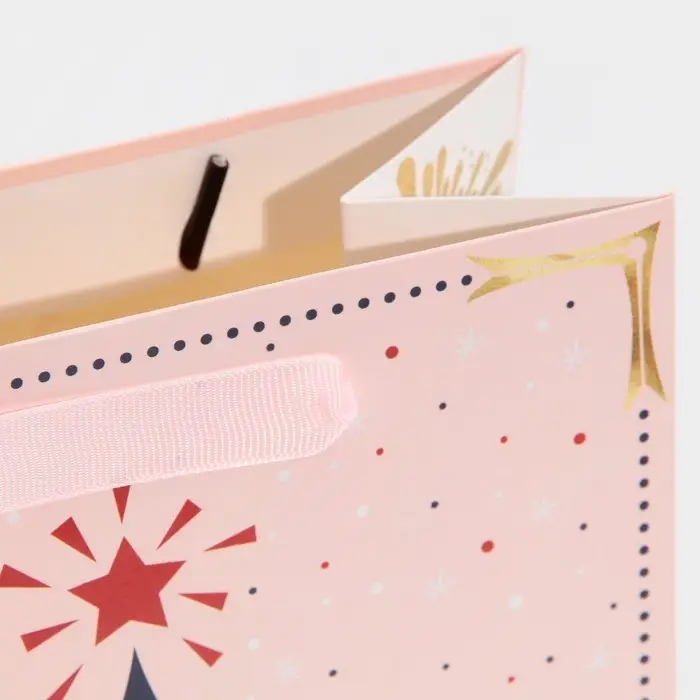 Пакет подарочный новогодний ламинированный «Салют», MS 18 х 23 х 10 см Пакет подарочный новогодний ламинированный «Салют», MS 18 х 23 х 10 см