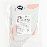 Воздушные шары фольгированные 15" «Зайка в розовом платье», 5 шт., для палочки