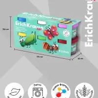 Тесто для лепки, 6 цветов по 35 г, ErichKrause Baby, С Алоэ Вера, в коробке-рукаве