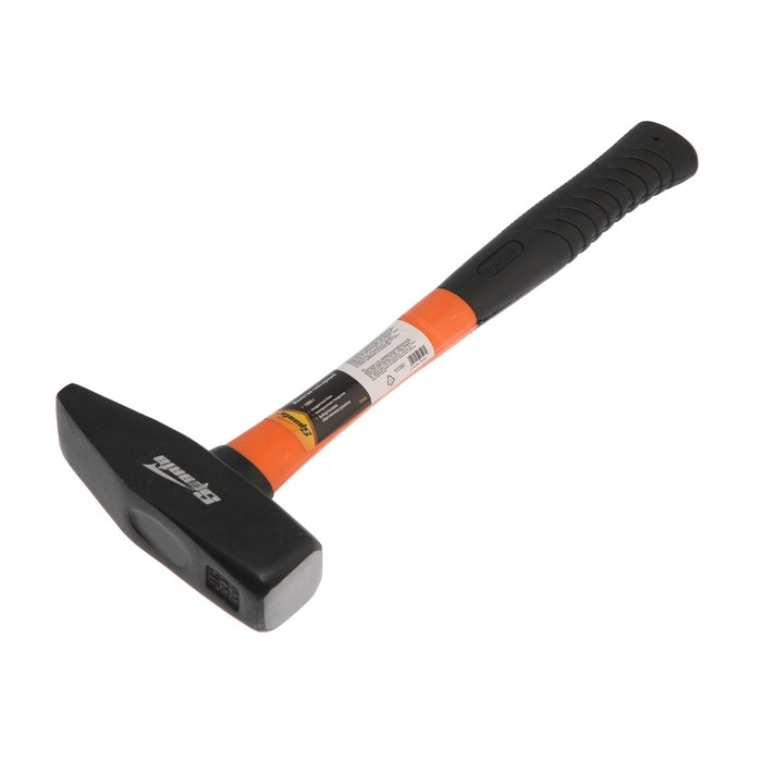 Молоток слесарный Sparta, фибергласовая обрезиненная рукоятка, 1000 г Молоток слесарный Sparta, фибергласовая обрезиненная рукоятка, 1000 г