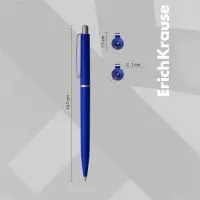 Ручка шариковая ErichKrause. Smart, автоматическая, синий стержень, узел 0.7 мм, под логотип