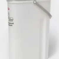 Контейнер для стирального порошка, 5 л, 11&times;24.6&times;32 см, серый