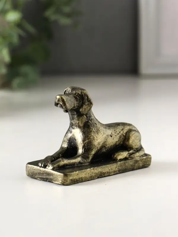 Фигурка гипс &laquo;Собачка&raquo;, 6&times;8&times;4 см