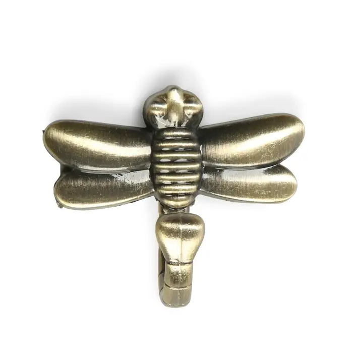 Крючок мебельный CAPPIO DRAGONFLY, однорожковый, цвет бронза