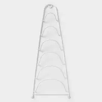 Подставка для крышек подвесная, 19.5&times;9&times;46 см, белая