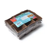 Кассета для рассады, 28&times;20&times;9 см, 6 ячеек по 400 мл, 8&times;8 см, торф, набор 3 шт., &laquo;Умный огород&raquo;