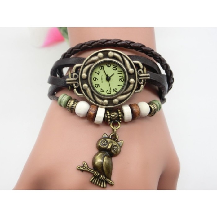 Часы наручные женские Часы наручные женские "Сова", дискретный ход, d-2.5 см