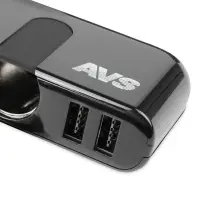 Разветвитель прикуривателя AVS 12/24 (на 3 выхода+2 USB) CS319U