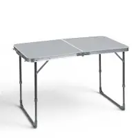 Стол складной ССТ-3, 102&times;50&times;44.5/61 см, металлик