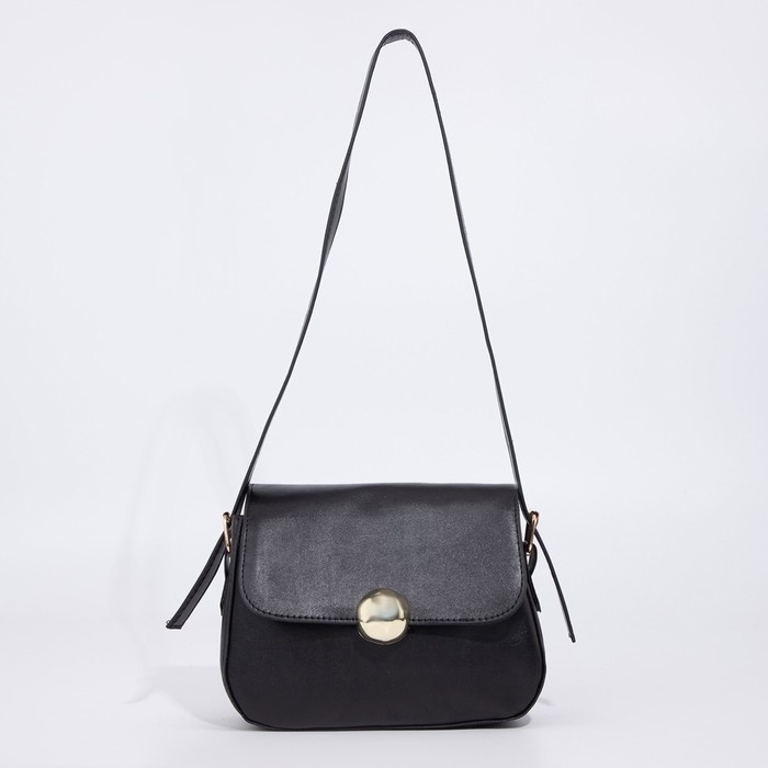 Сумка-мессенджер на магните, цвет чёрный Сумка-мессенджер на магните, цвет чёрный