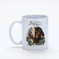 Кружка керамическая новогодняя «Зима подарит чудеса!», 320 мл Кружка керамическая новогодняя «Зима подарит чудеса!», 320 мл