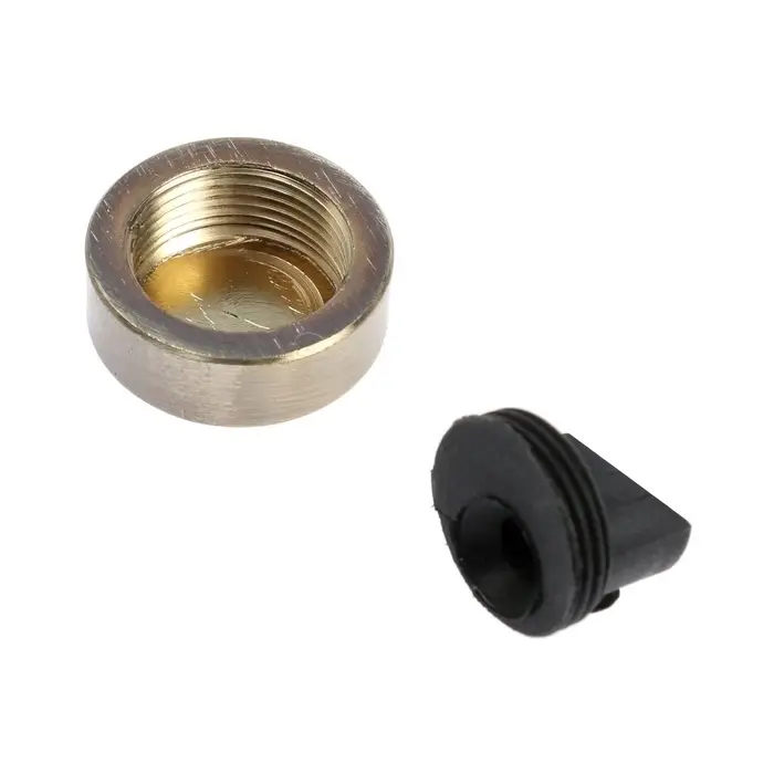 Зеркалодержатель ТУНДРА, d=20 мм, без сверления, цвет бронза, пластик, 4 шт.