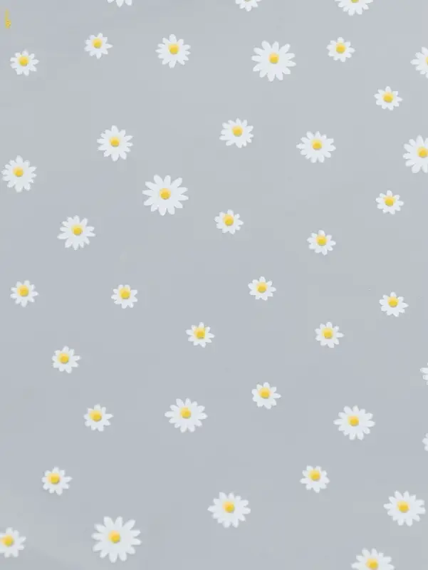 Пленка для цветов &laquo;Маргаритка&raquo; белый+жёлтый 0.7&times;8.2 м, 40 мкм