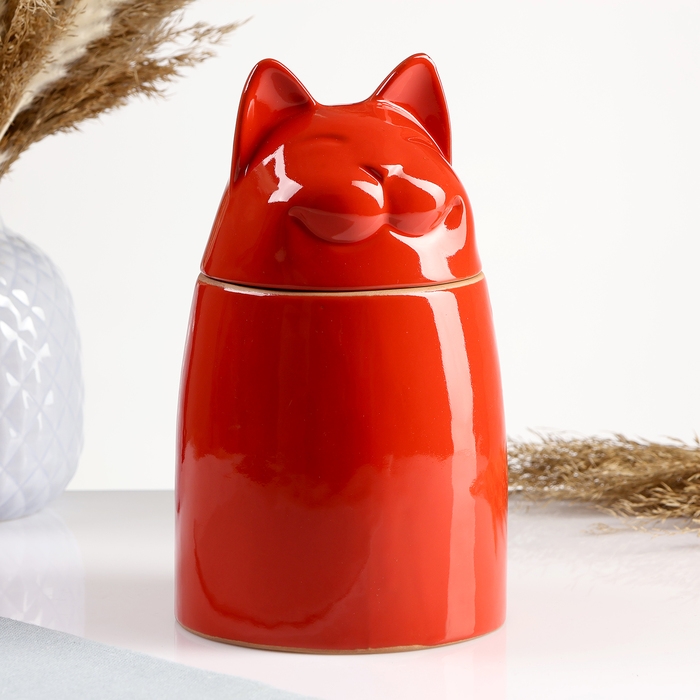 Банка "Котик" 0,95л / 20х11см, стандарт
