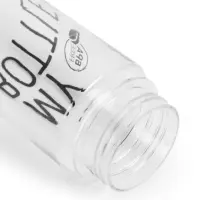 Бутылка для воды My bottle, 500 мл, 19.5&times;6.5 см, чёрная