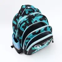 Ранец с эргономичной спинкой 3 отделения, средний "Хулиган"