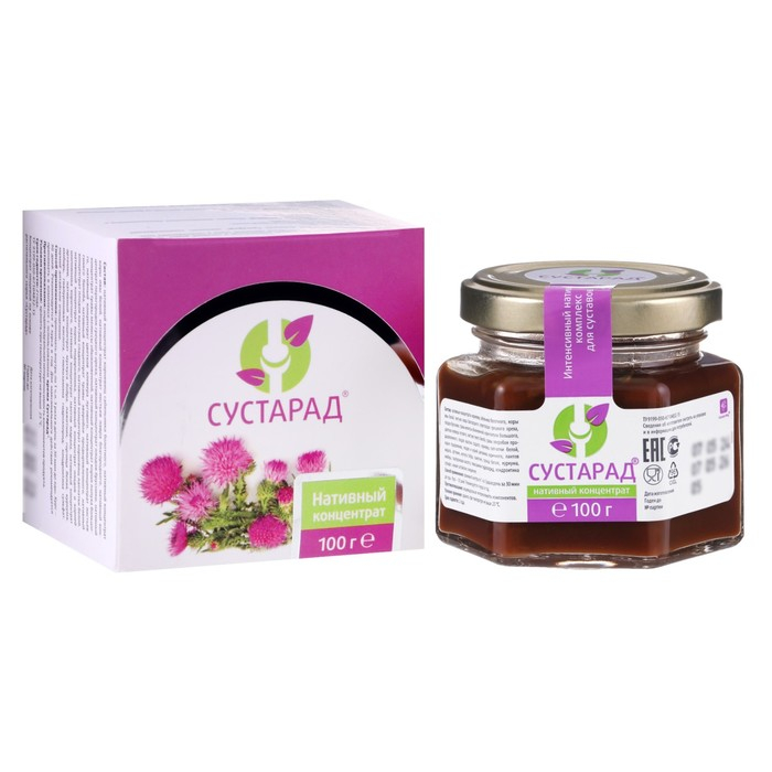 Концентрат «Сустарад», для костей и суставов, 100 г Концентрат «Сустарад», для костей и суставов, 100 г