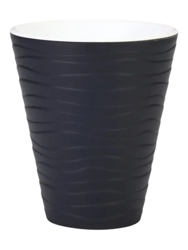 Кашпо со вставкой 2,8 л "Валенсия", цвет антрацит