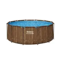 Бассейн каркасный Steel Pro Max, 366&times;122 см, круглый, цвет рейка, 561VN Bestway