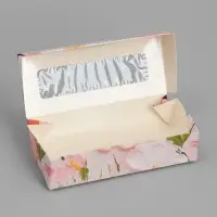 Кондитерская упаковка, коробка с ламинацией &laquo;Мазки&raquo;, 17 х 7 х 4 см