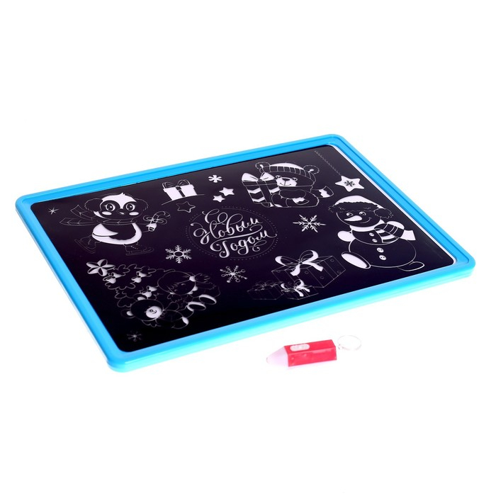 Планшет для рисования светом на новый год «Зверята», А4 Планшет для рисования светом на новый год «Зверята», А4