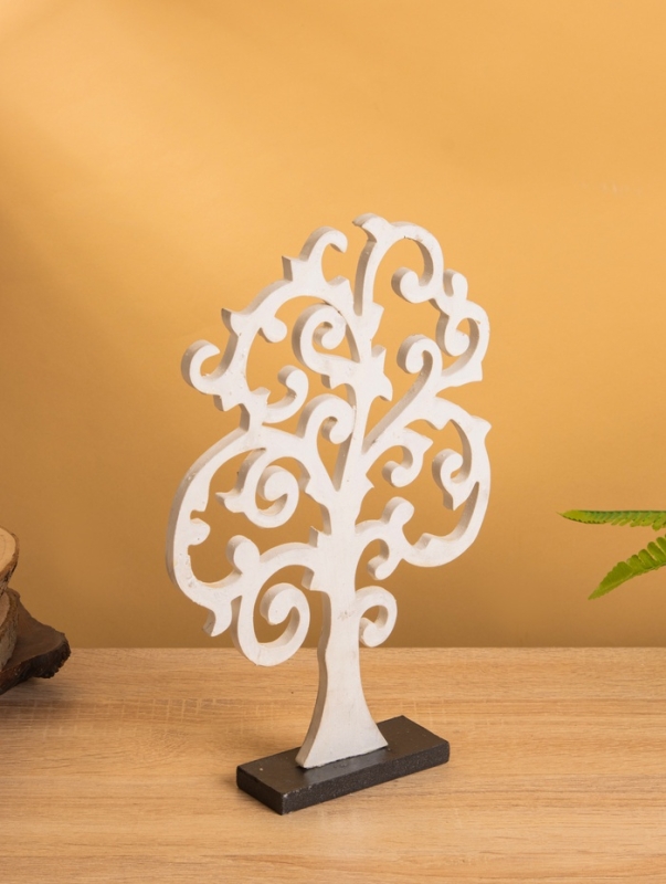 Панно «Древо», 31×19×1 см, МДФ, белое Панно «Древо», 31×19×1 см, МДФ, белое