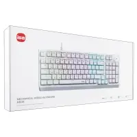 Механическая игровая клавиатура с RGB подсветкой ISA KB-08 белая