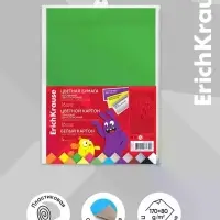 Набор цветной бумаги и картона А4 ErichKrause Jolly Friends, 36 листов, металлизированная, неоновая, металлизированная