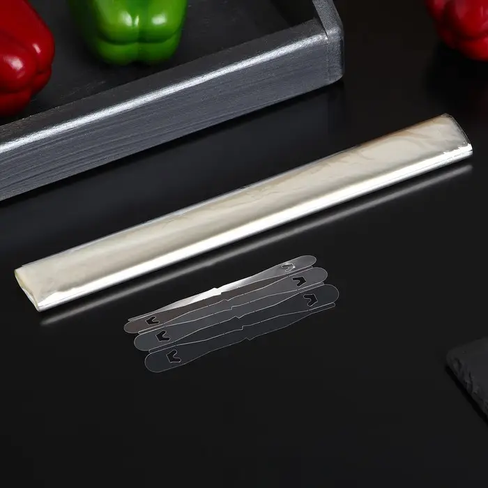 Рукав для запекания Доляна, 30 см×3 м, с клипсами Рукав для запекания Доляна, 30 см×3 м, с клипсами