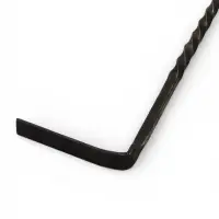 Кочерга кованая "Патина золото", ручка буковая, высота 70 см