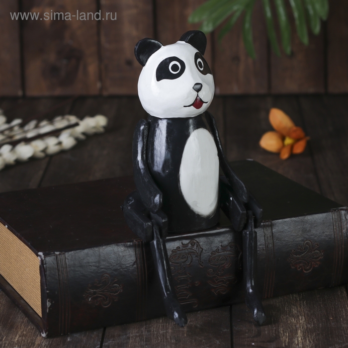 Сувенир Сувенир "Панда" висячие лапки, дерево 4,5х9х23 см