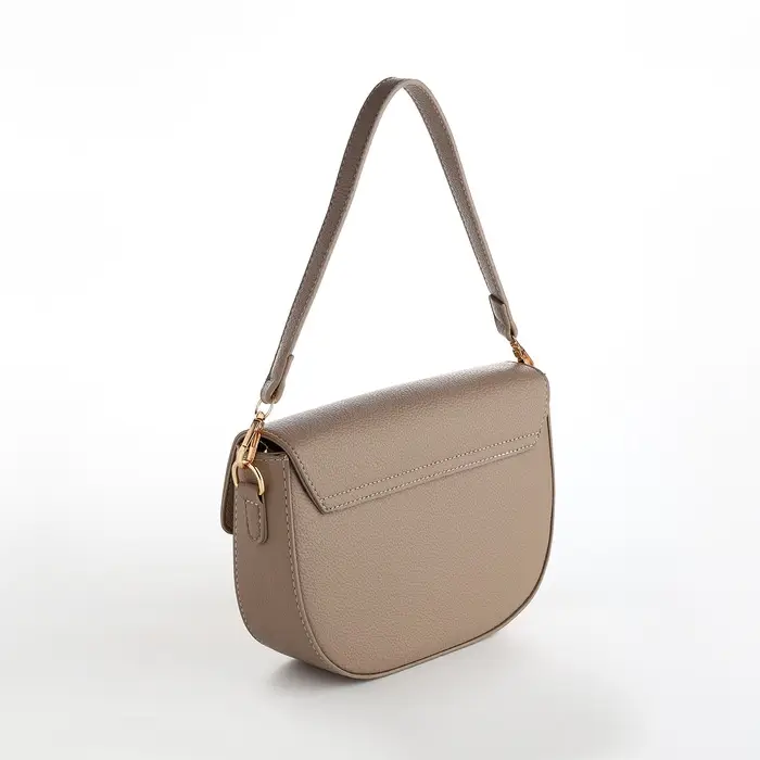 Сумка женская мессенджер TEXTURA на клапане, 23&times;6&times;15 см, хаки