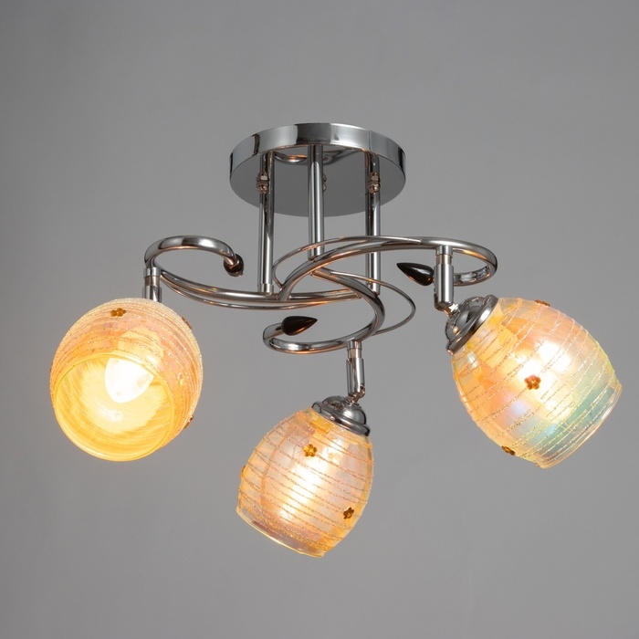 Люстра Люстра "Аббелла" 3х40Вт Е27 Хром МОДЕЛЬ: 2612381