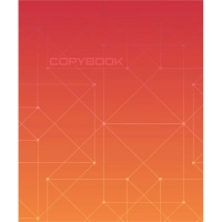 Тетрадь общая А5,48л,кл,скоб,блок-офсет-2 Attache Alpha фиол/красн вассорт