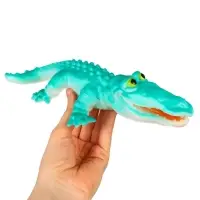 Резиновая игрушка для ванны Крошка Я &laquo;Крокодил&raquo;, 18 см, с пищалкой