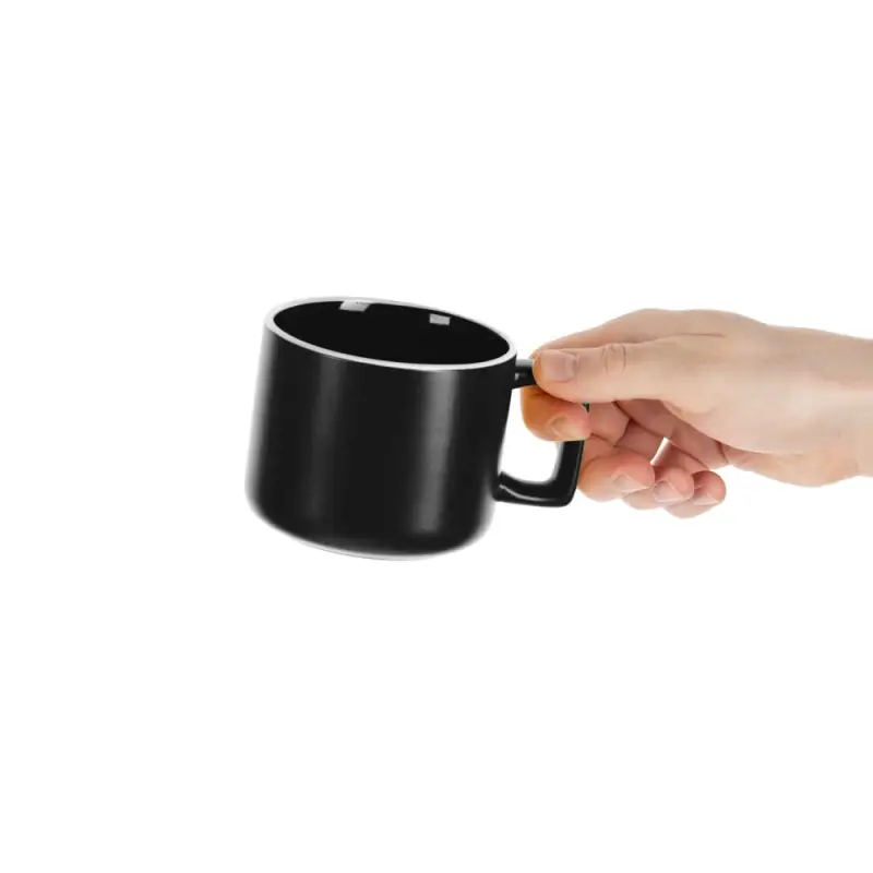 Чашка Fusion, ver.2, черная Чашка Fusion, ver.2, черная