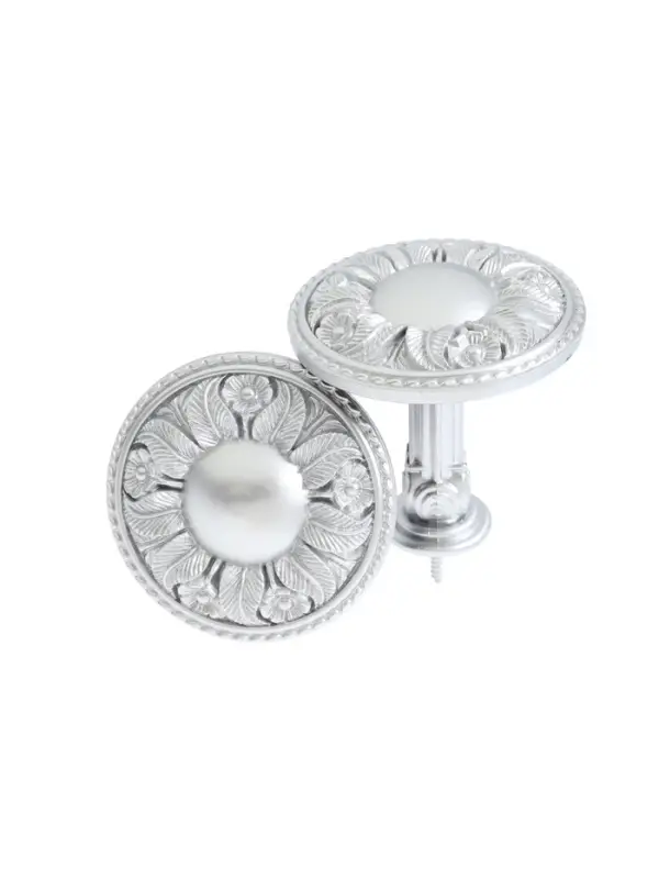 Крючок для штор CAPPIO KS031, d=95 мм, цвет серебро, 2 шт Крючок для штор CAPPIO KS031, d=95 мм, цвет серебро, 2 шт