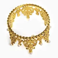 Топпер для торта &laquo;Корона&raquo;, витая, 12.5&times;7 см, золотой