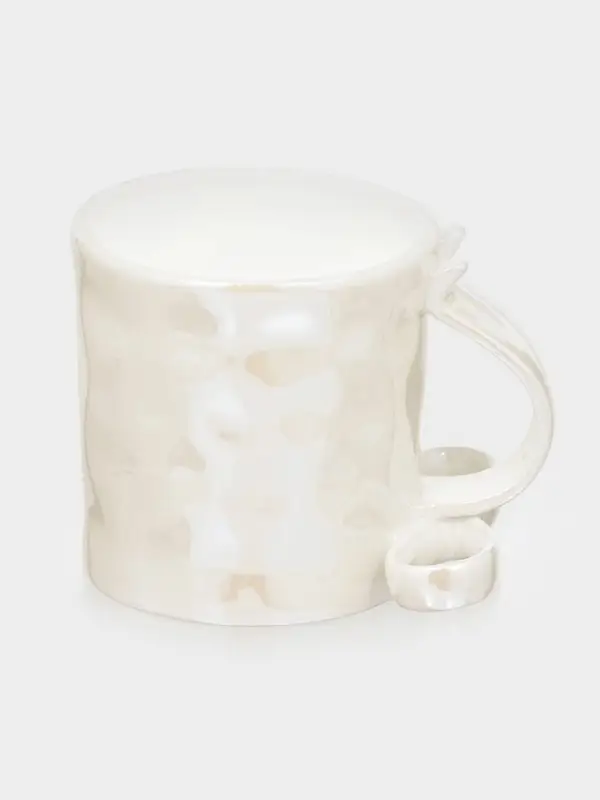 Кружка 350 ид Кружка 350 ид "Бантик" 8,5х9 см белый бант